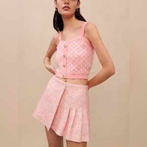 MAJE Size: XS PINK MINI SKIRT